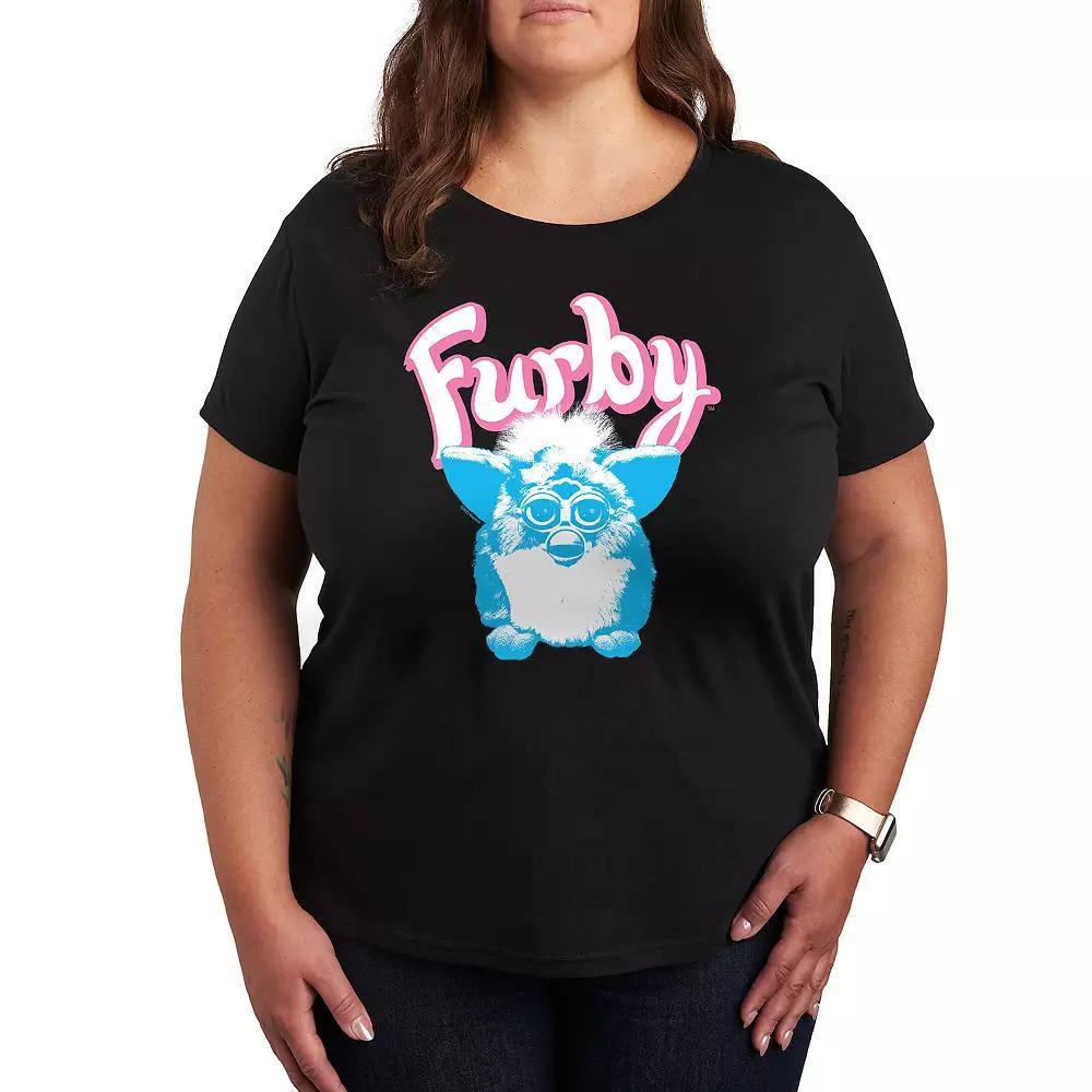 Plus Furby Photoreal Logo Graphic Tee, Womens Product Image