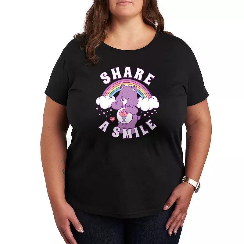 Plus Size Pink Holiday House Graphic Tee, Women's, Size: 1XL, Grey Royal Blue Product Image