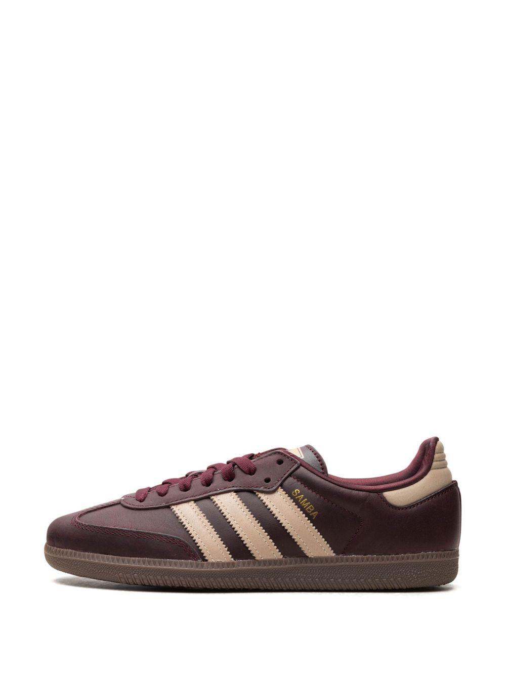 Samba OG "Maroon/Crystal Sand/Gold Metallic" sneakers Product Image