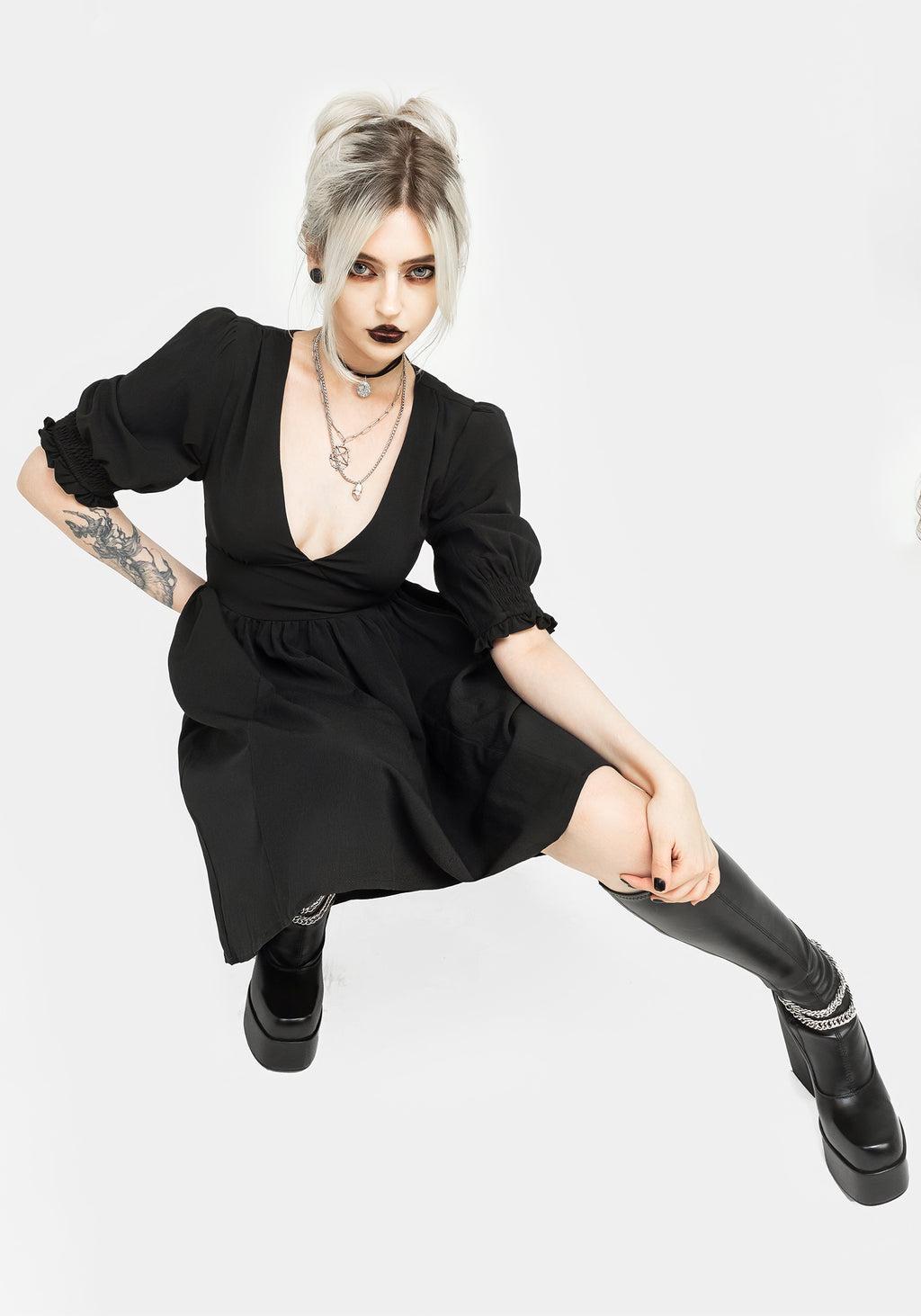 Divination Textured Mini Dress Product Image