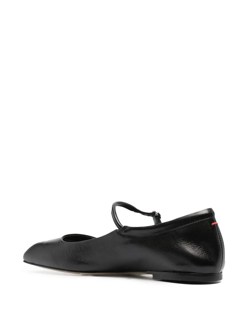 Maryjane leather ballerina shoes  Product Image