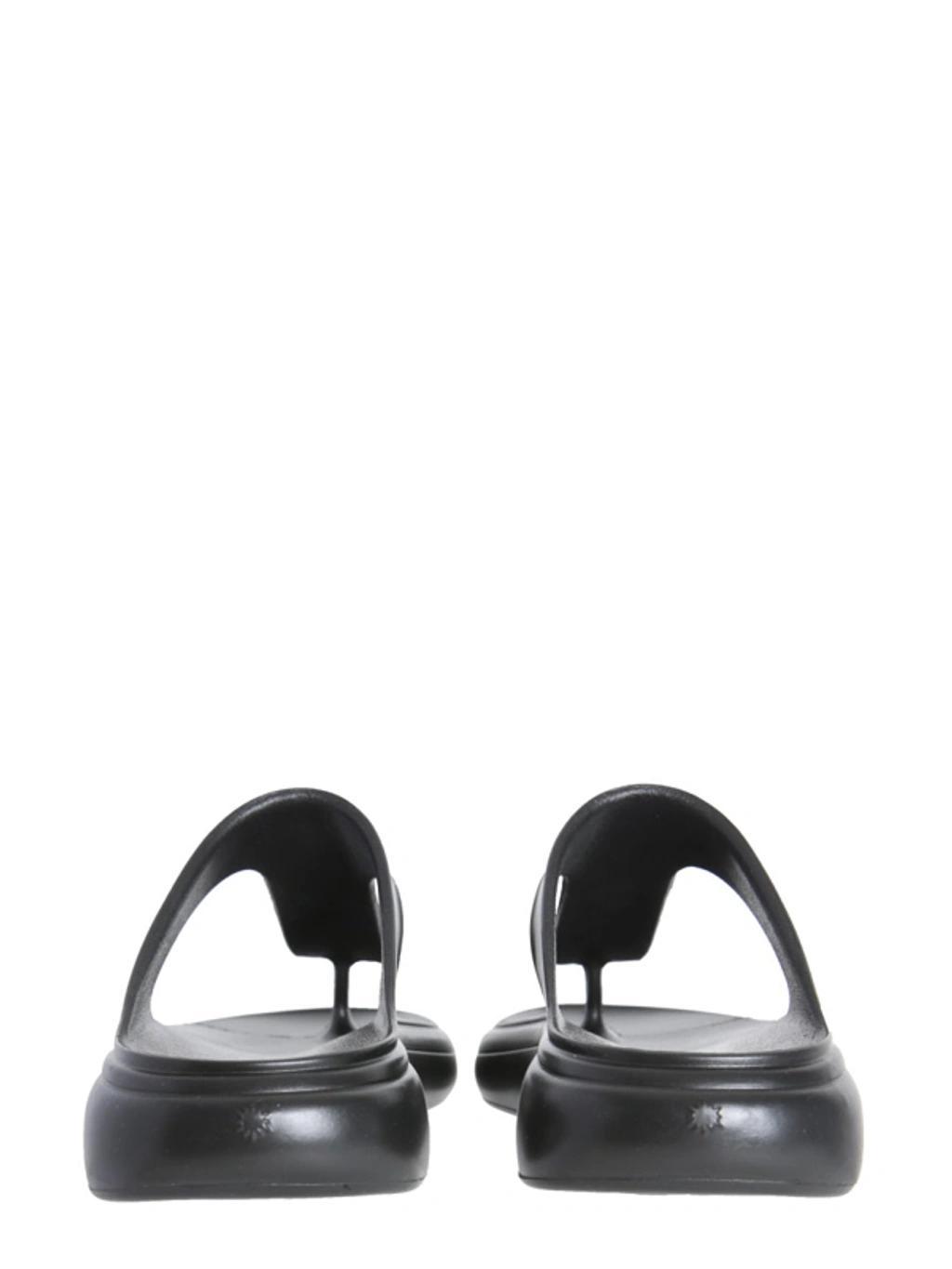 STUART WEITZMAN Stuflex Plastic Platform Flip Flops In Black Product Image