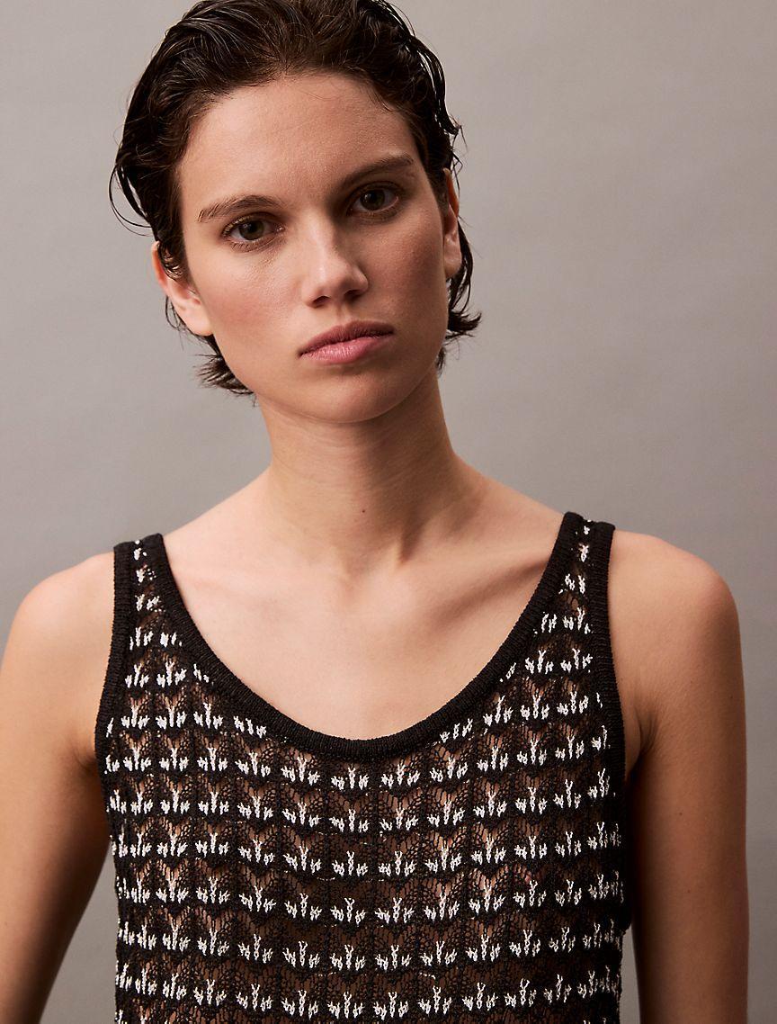 Jacquard Textured Tank Product Image