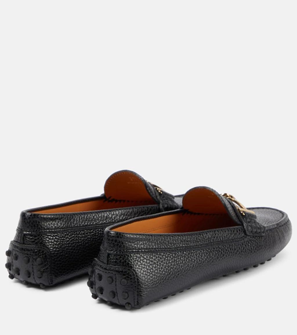 TOD'S Gommino Leather Loafers In Black Product Image