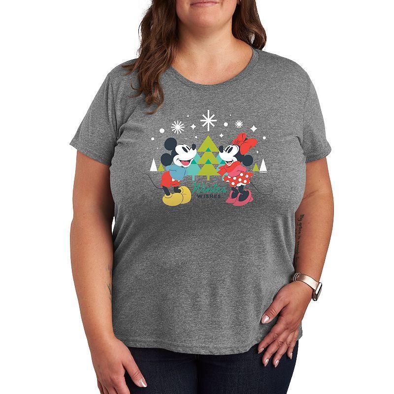 Plus Sesame Street Nutcrackers Graphic Tee, Womens Grey Gray Product Image