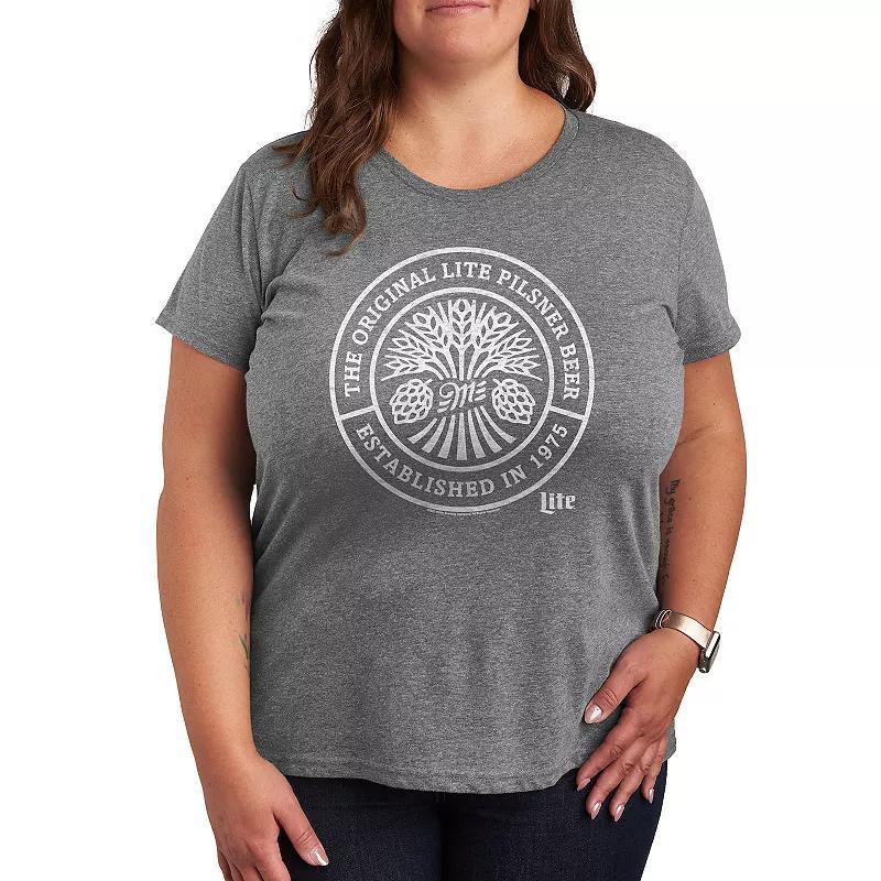 Womens Peanuts Snoopy & Woodstock Rainbow Graphic Tee, Girls Grey Gray Product Image
