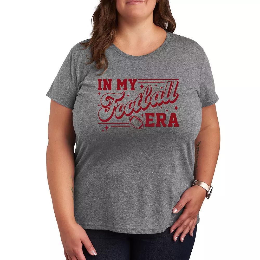 Plus Baking Therapy Graphic Tee, Womens Grey Gray Product Image