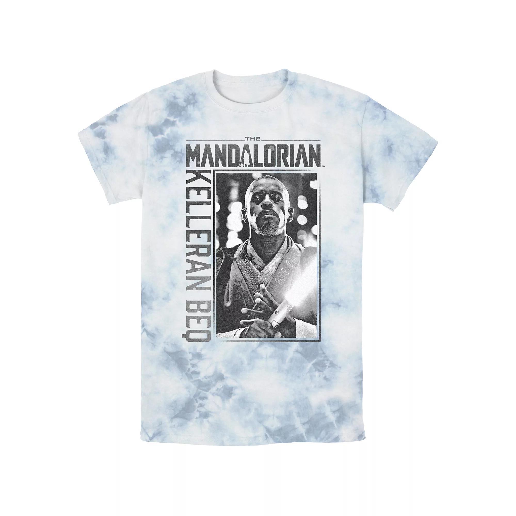 Men's Star Wars The Mandalorian Kelleran Beq Jedi Graphic Tee, Size: XL, White Blue Product Image