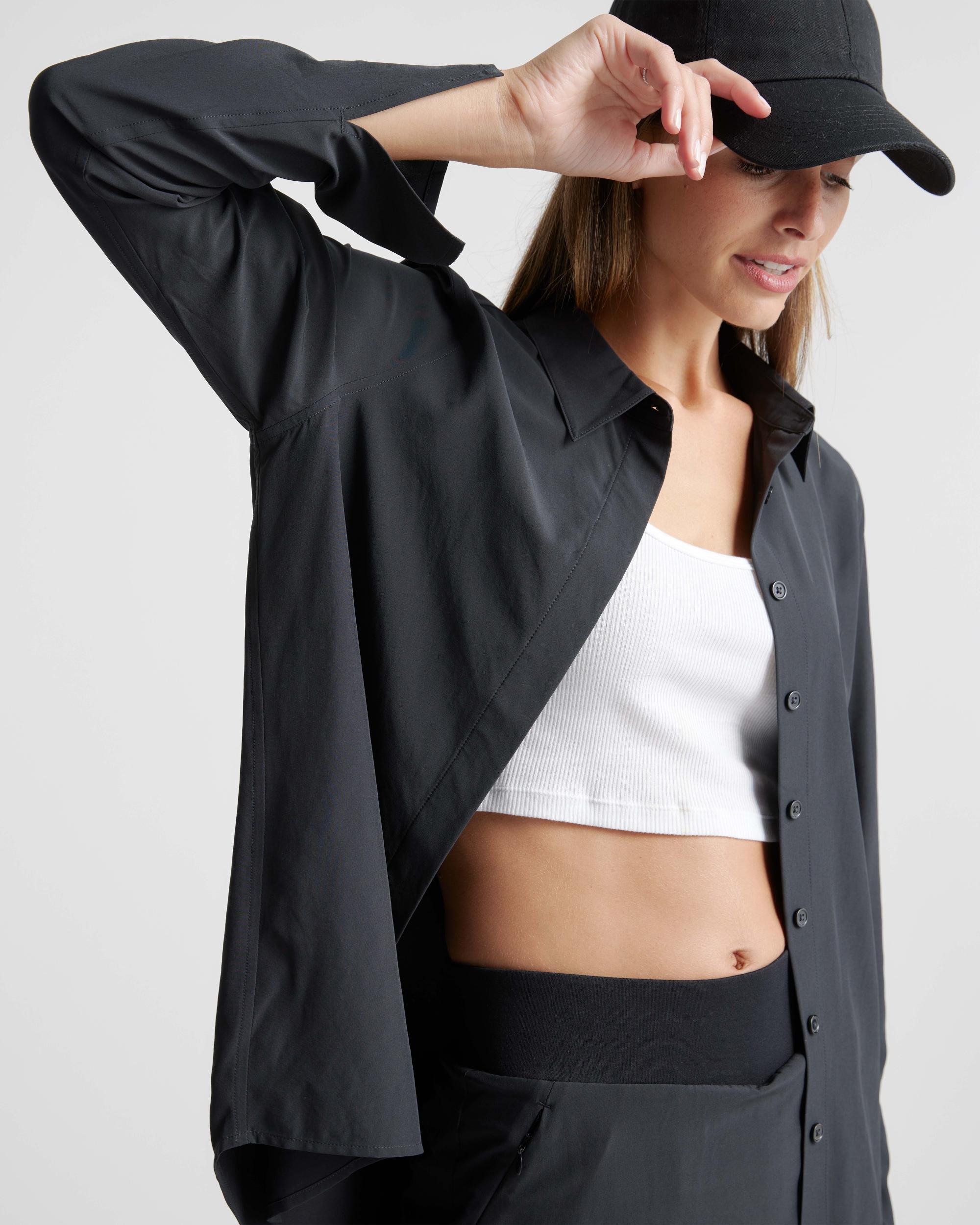 Quince | Women's Performance Tech Blouse Recycled Polyester Product Image