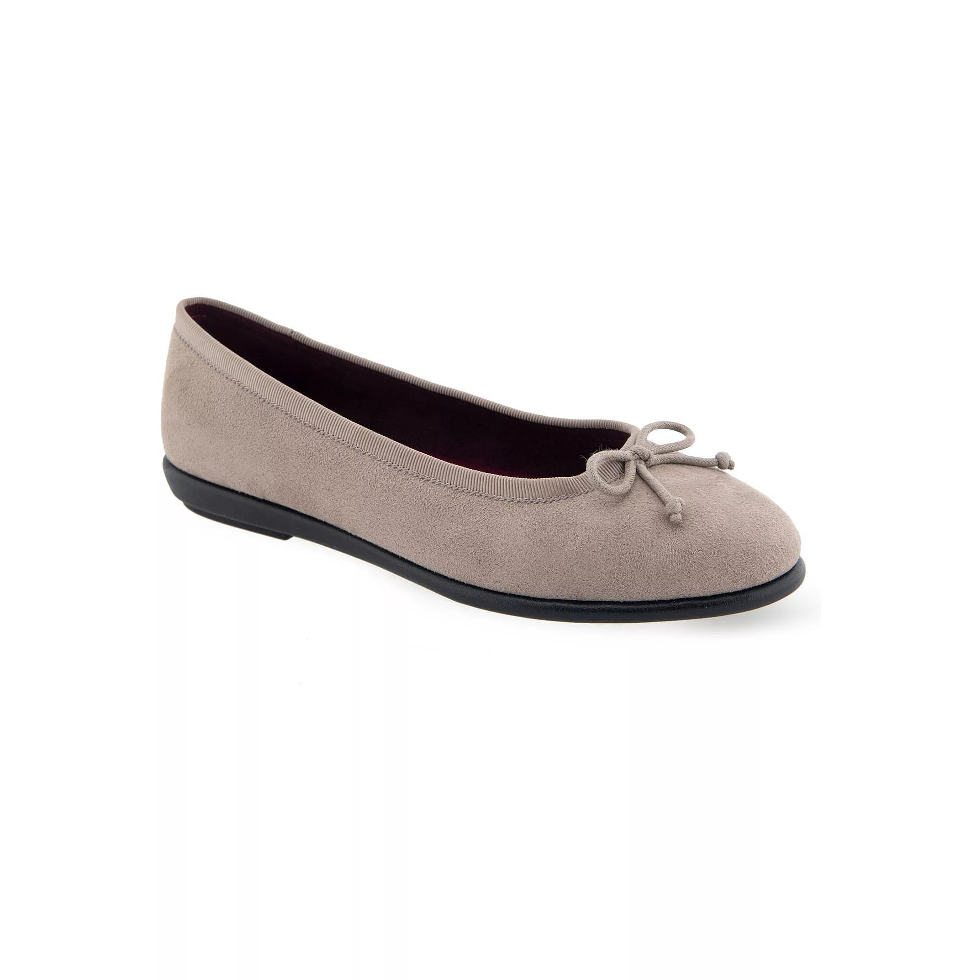 Aerosoles Brooks Women's Ballet Flats, Size: 8.5 Wide, Trench Coat Faux Suede Product Image