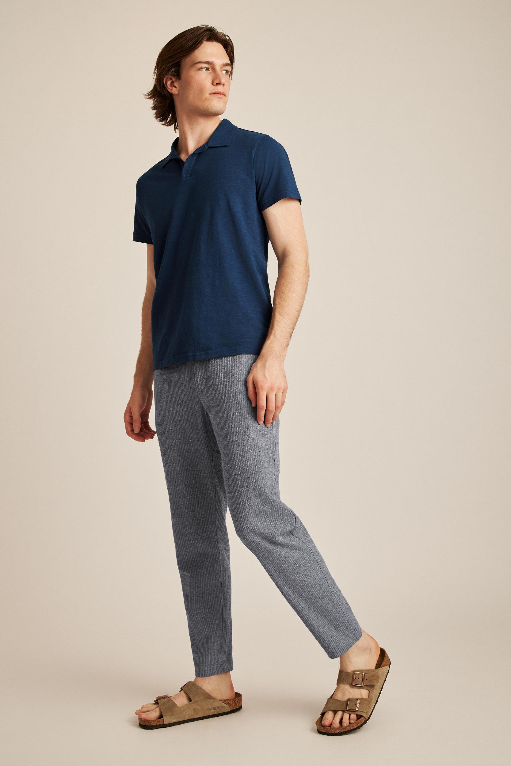 Sun Faded Slub Polo Product Image