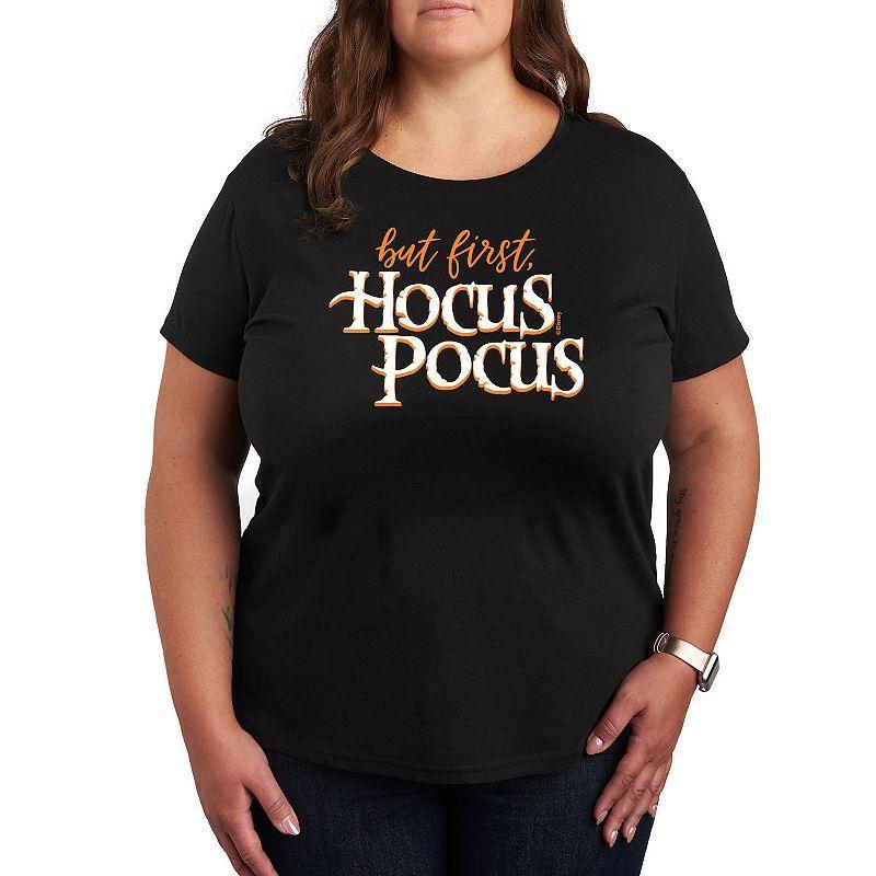 Plus Coffee Sign Graphic Tee, Womens Heather Grey Product Image
