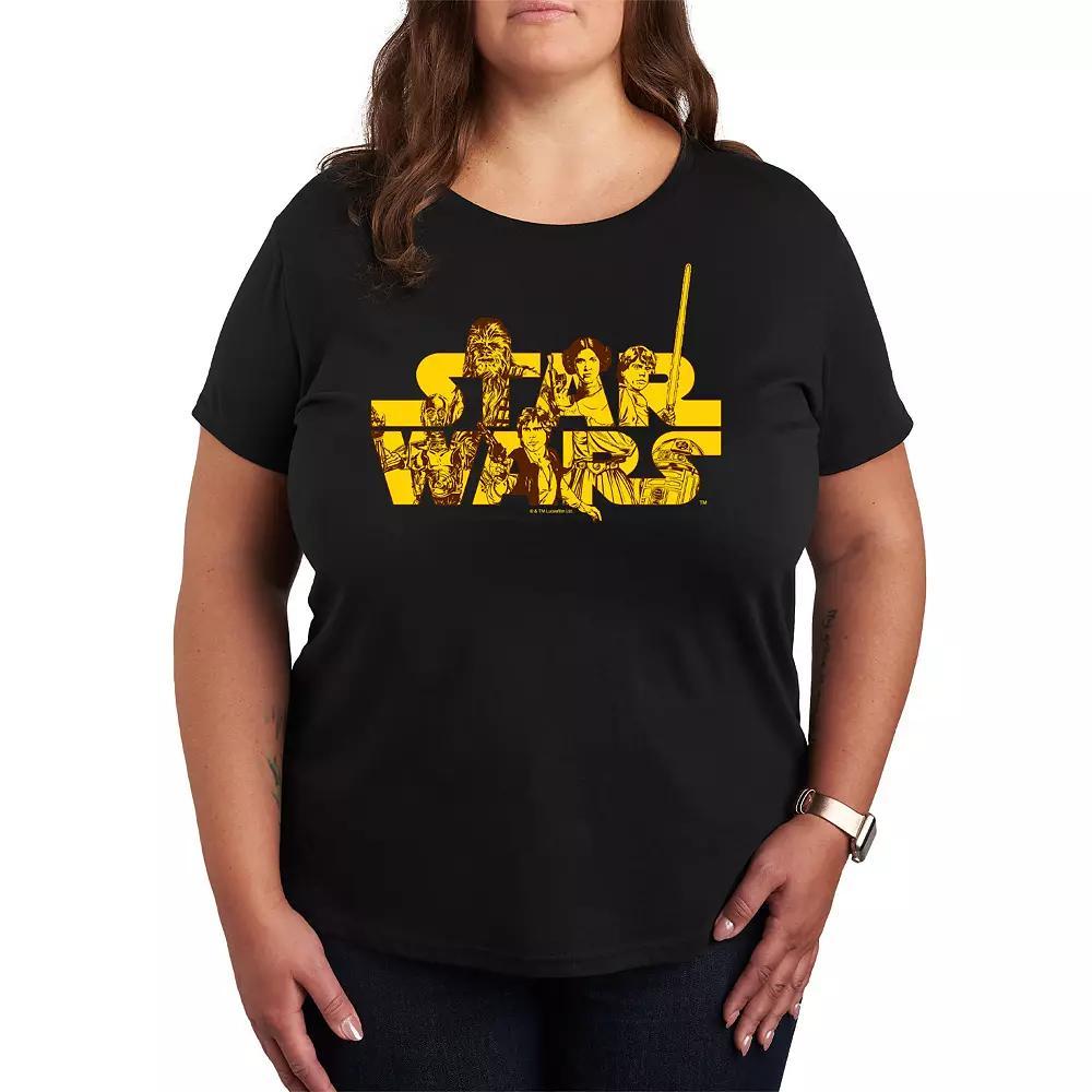 Plus Size Star Wars Logo Rebels Graphic Tee, Womens Product Image