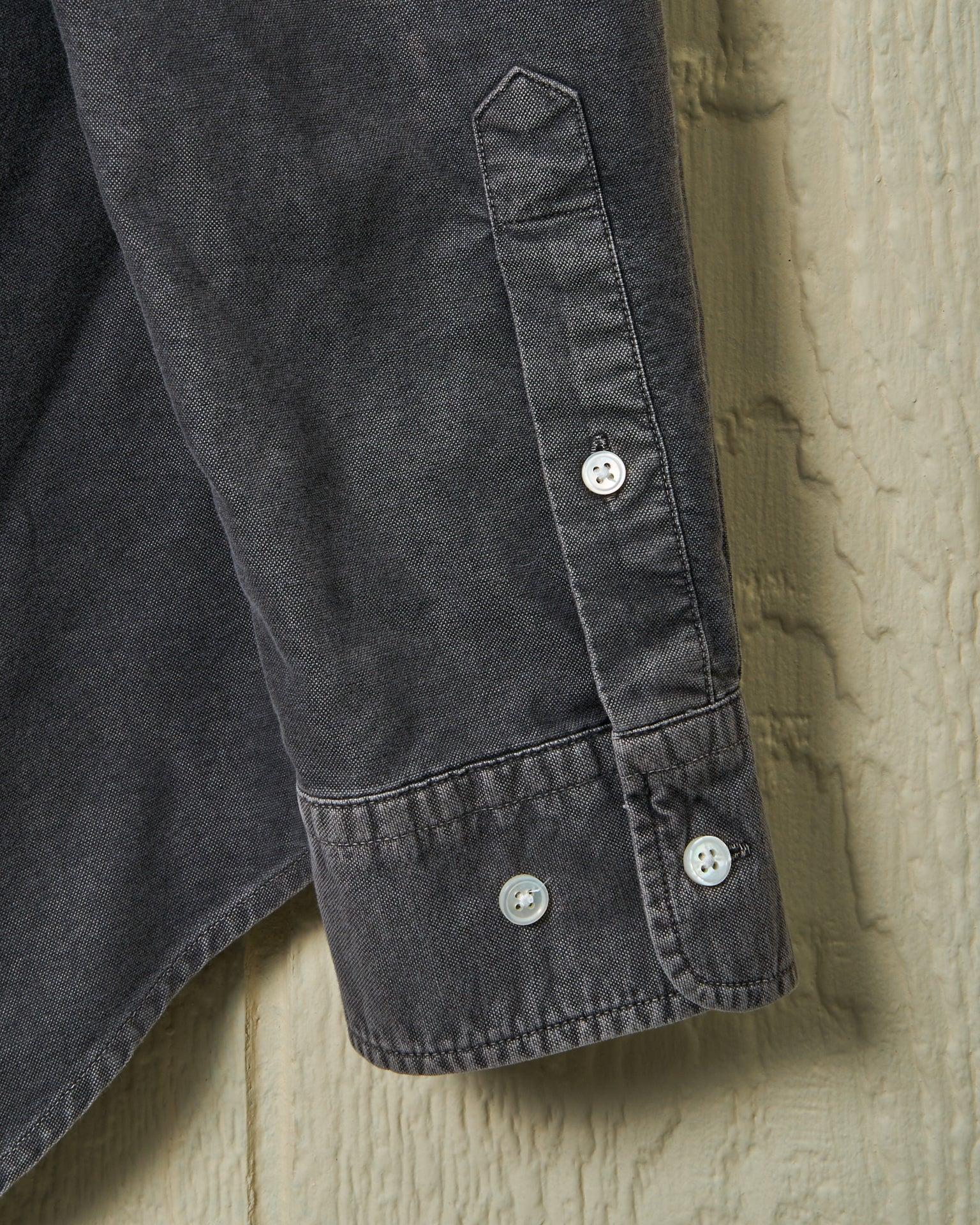Garment Dyed Oxford Shirt in Graphite Product Image