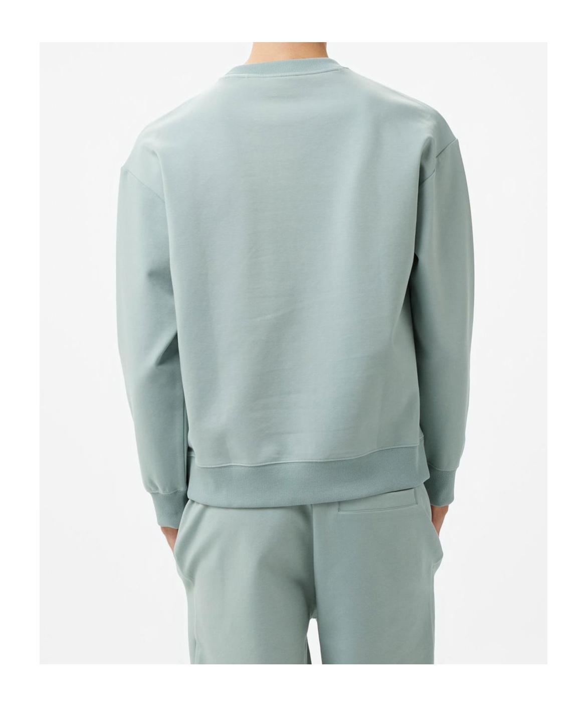 HUGO BOSS Logo-lettering Sweatshirt In Gray Product Image