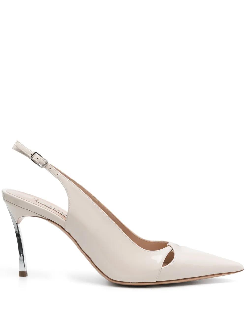 CASADEI 90mm Blade Pumps In Neutrals Product Image