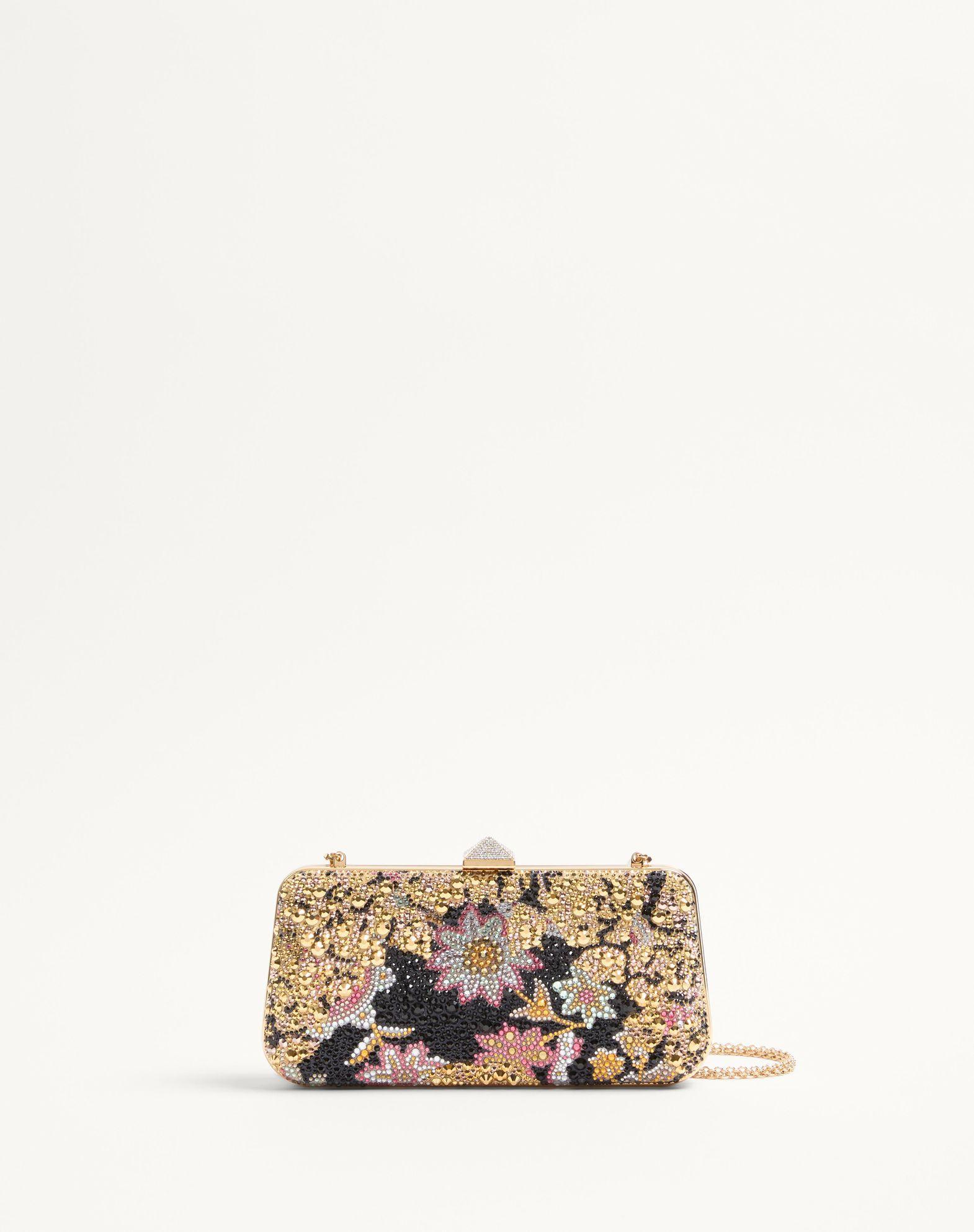 Carry Secrets Minaudiere With Rhinestones Apres L'Hiver Motif  Product Image