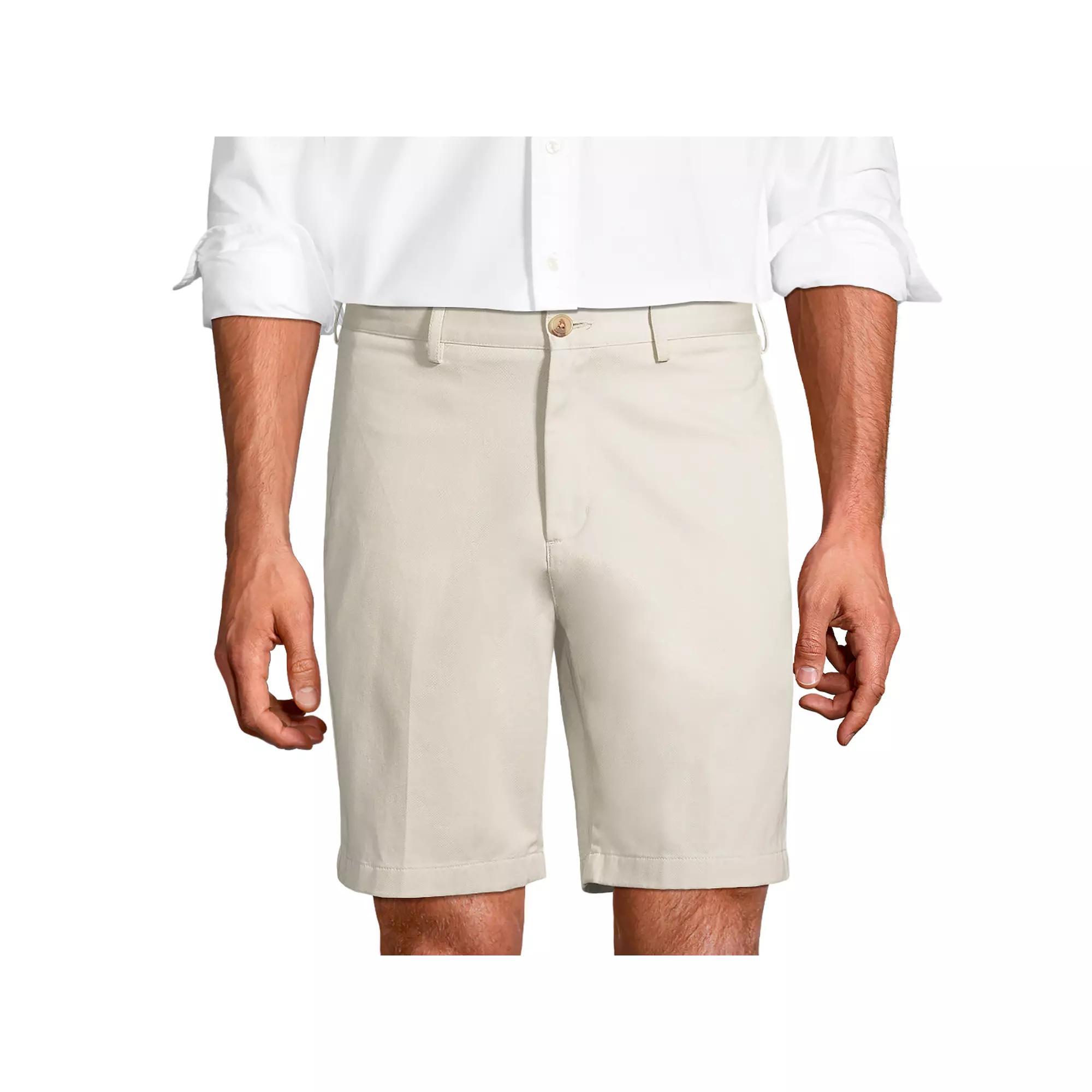 Big & Tall Lands' End Chino Shorts, Men's, Size: 48, Green Product Image