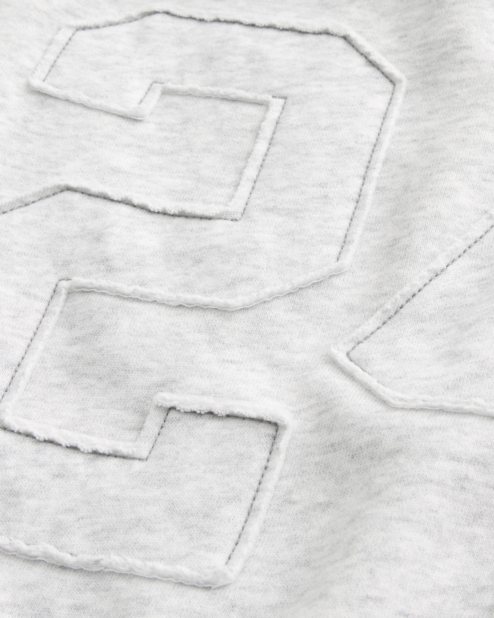 Easy Off-the-Shoulder NYC Graphic Sweatshirt Product Image