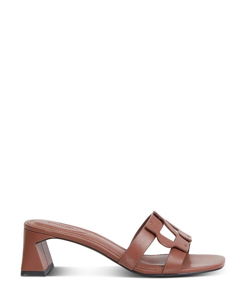Simkhai Womens Monogram Slide Sandals Product Image