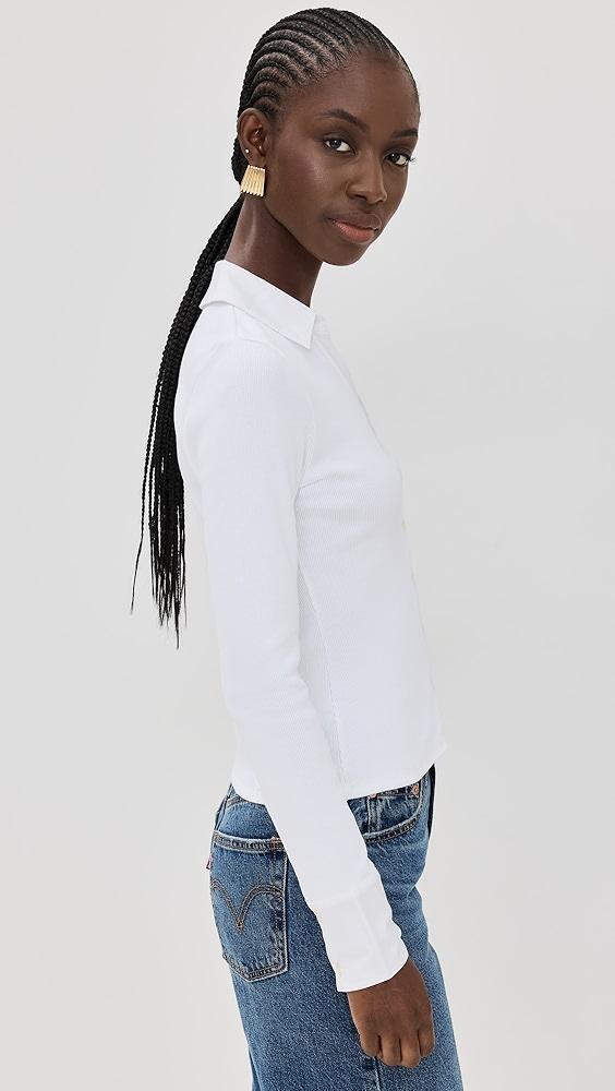 Veronica Beard Jean Scottie Mixed Media Top | Shopbop Product Image
