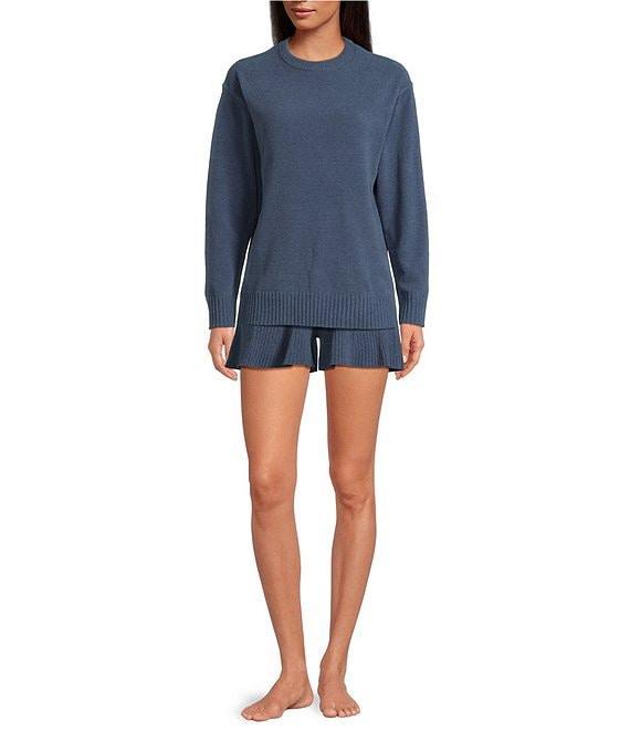 UGG Riz CozyKnit Lite Long Sleeve Crew Neck Coordinating Lounge Top Product Image
