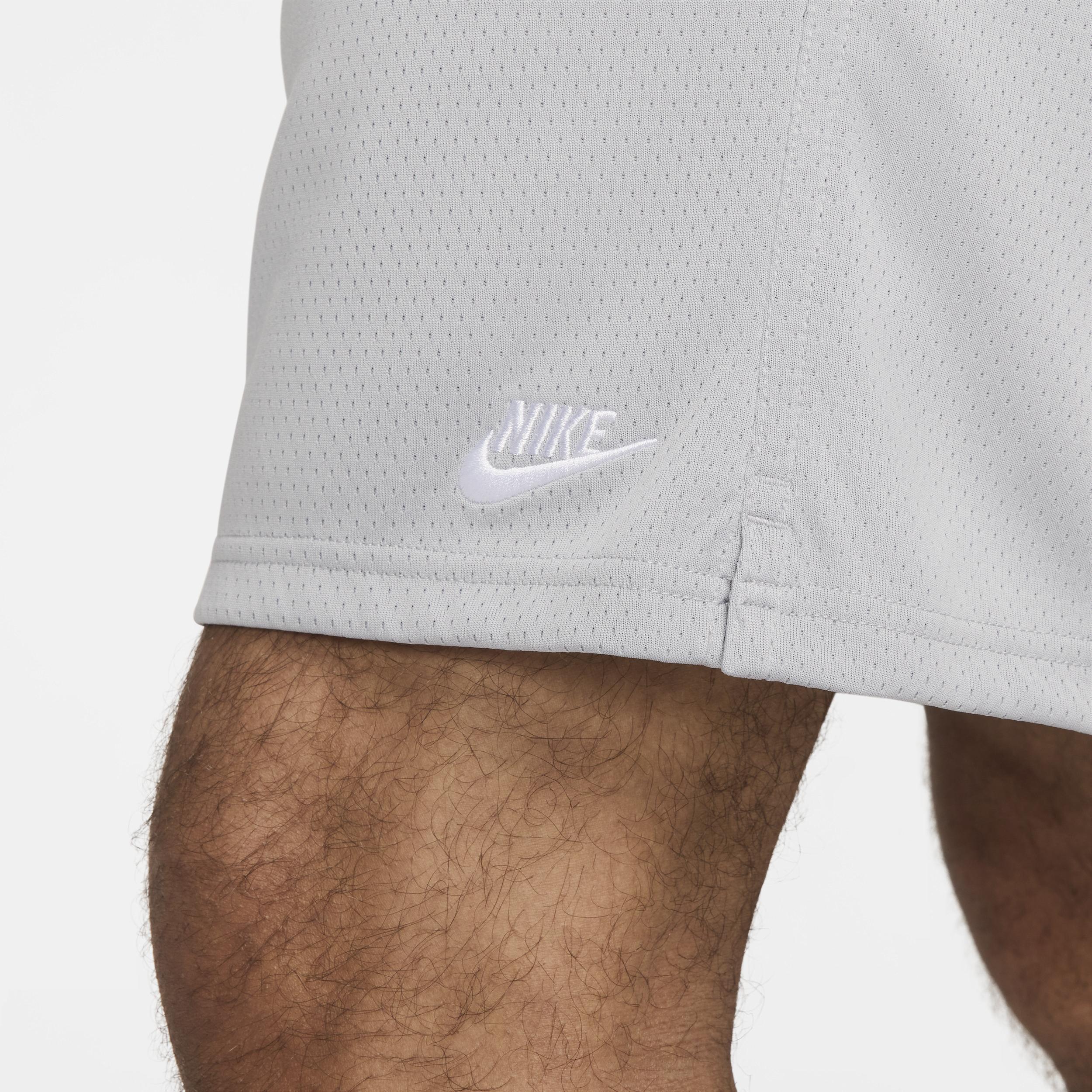 Big & Tall Nike Club Mesh Flow Shorts, Mens Light Grey Grey Product Image