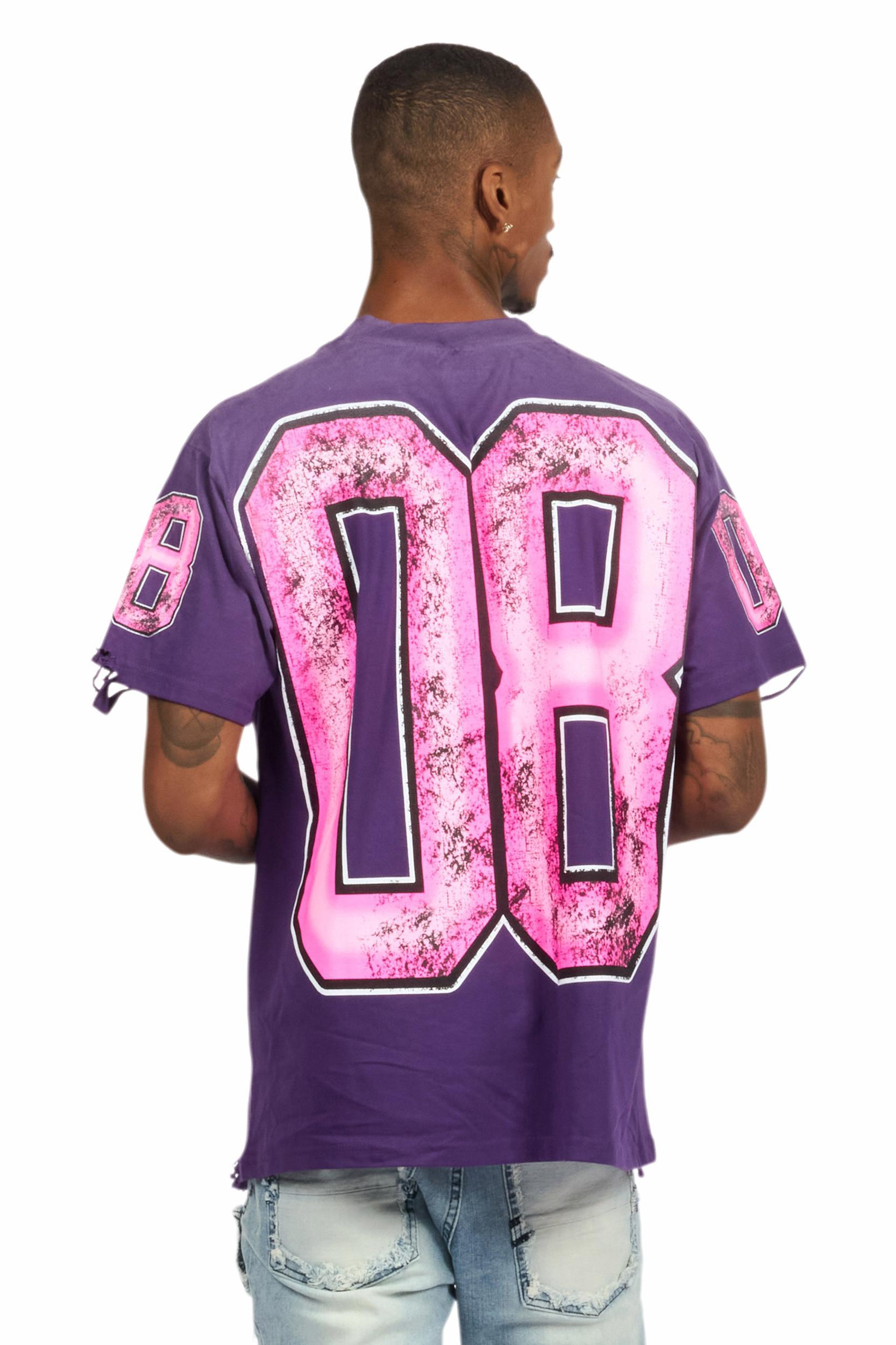 Fields Purple Oversized Graphic T-Shirt Male Product Image