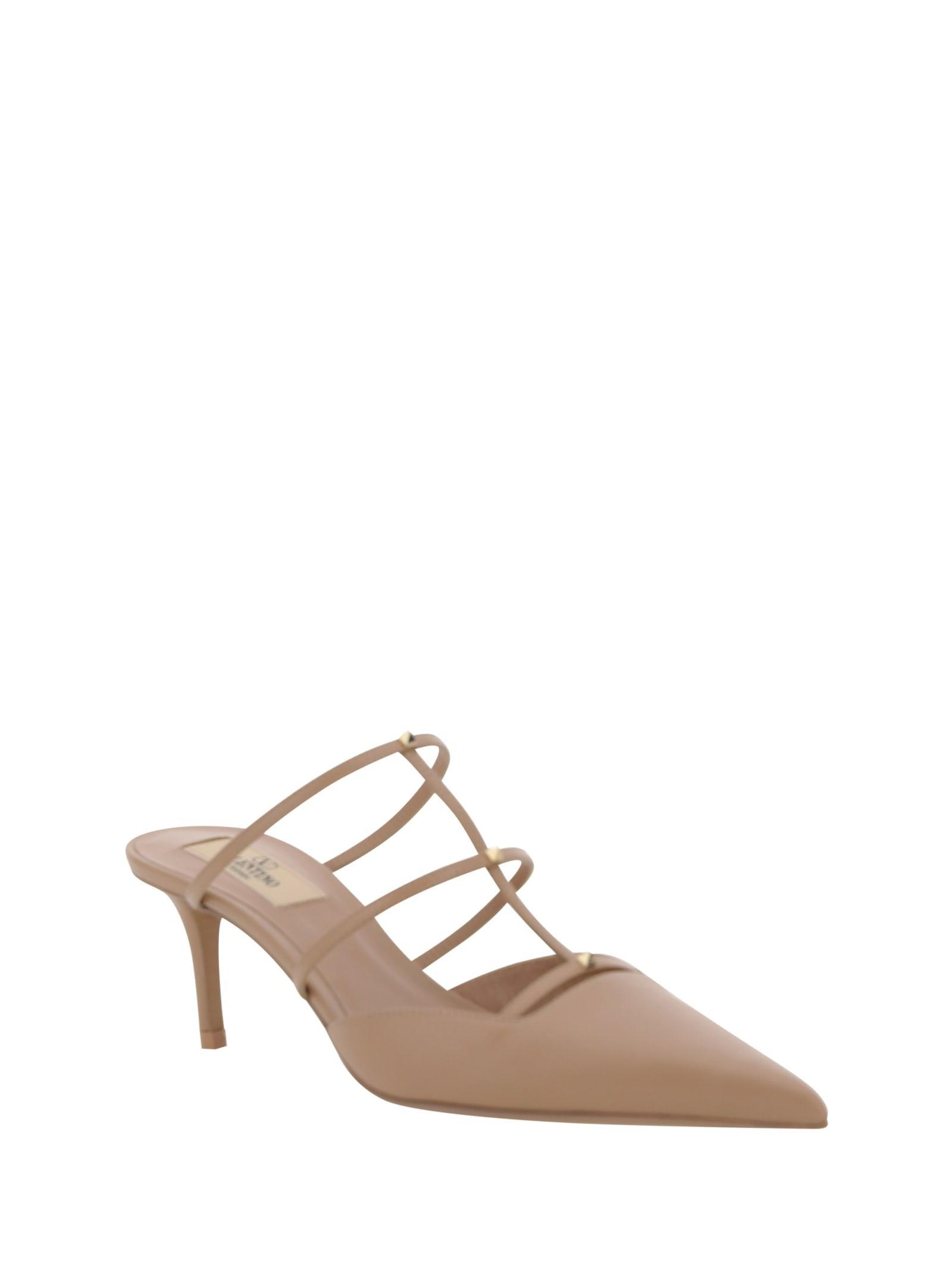 Rockstud Wispy 60mm leather mules Product Image