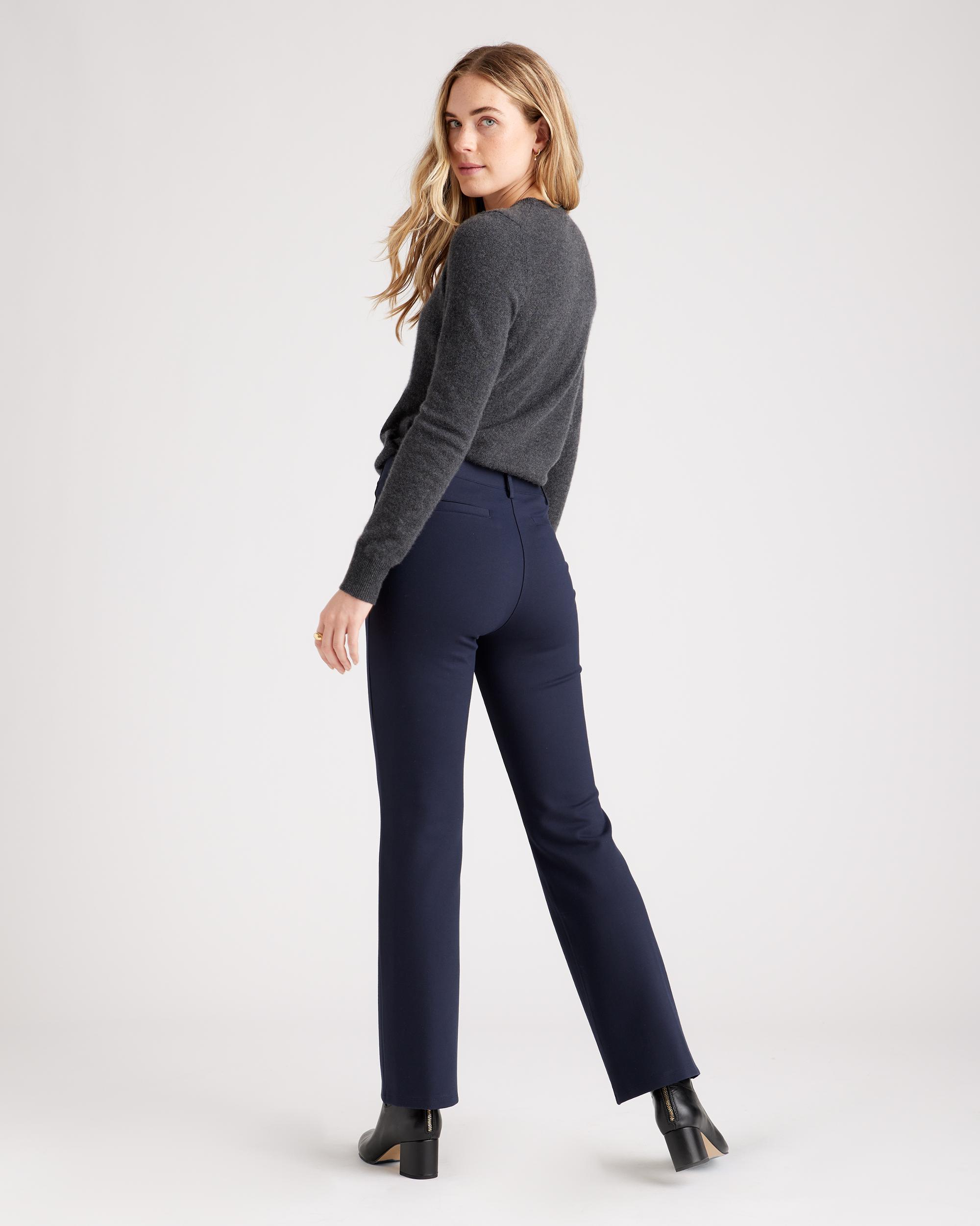 Quince | Women's Ultra-Stretch Ponte Bootcut Pants Size XL, Rayon Product Image