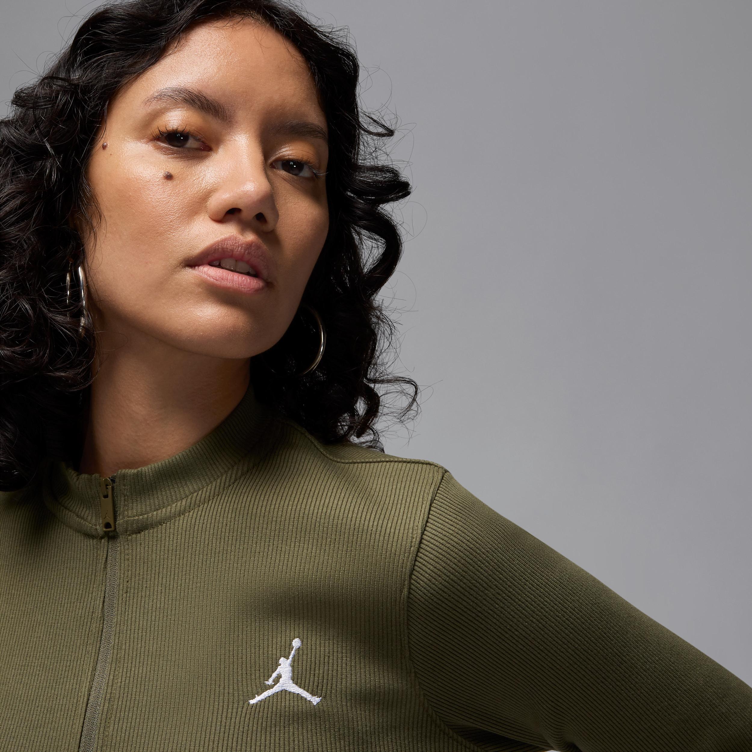 Women's Jordan 1/2-Zip Long-Sleeve Knit Dress Product Image