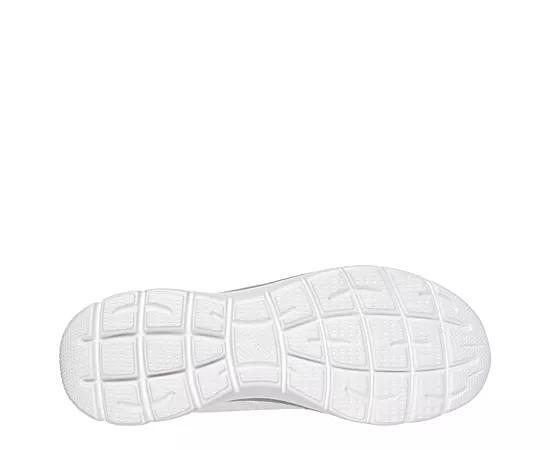 Skechers® Summits Women's Sneakers, Size: 5, White Silver Mesh Product Image
