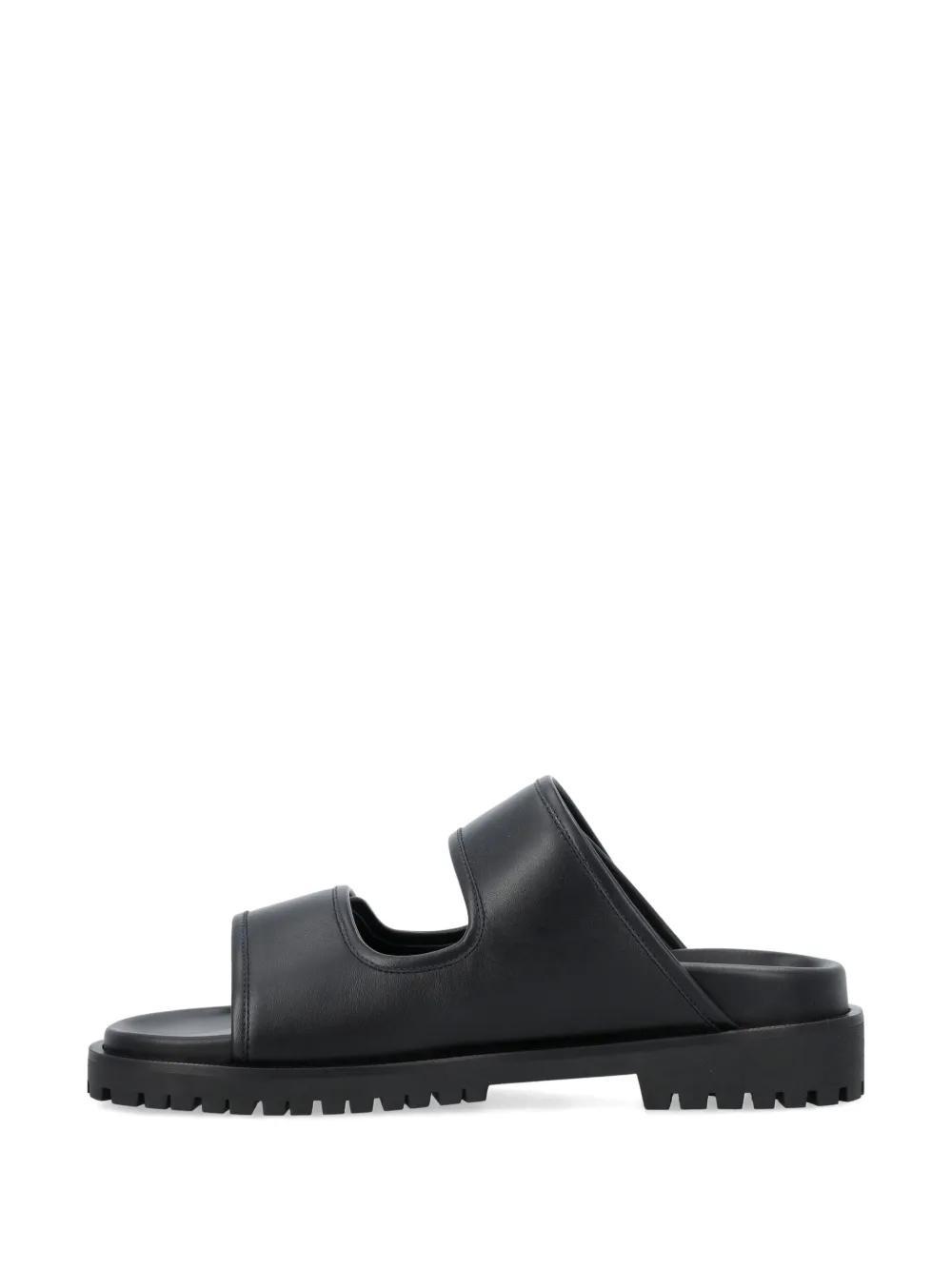 Arrows-motif leather sandals Product Image