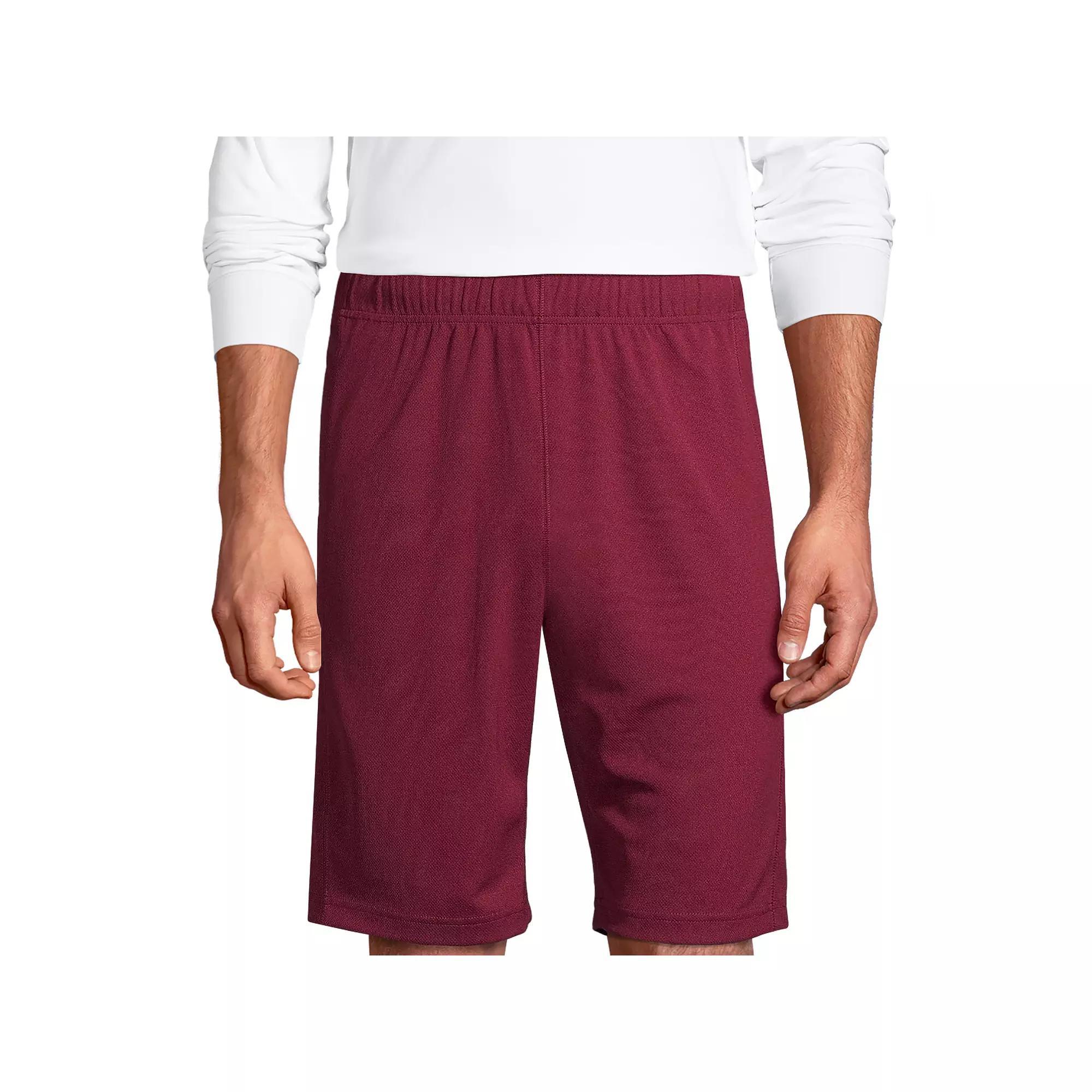 Men's Lands' End Mesh Gym Shorts, Size: Small, Green Product Image