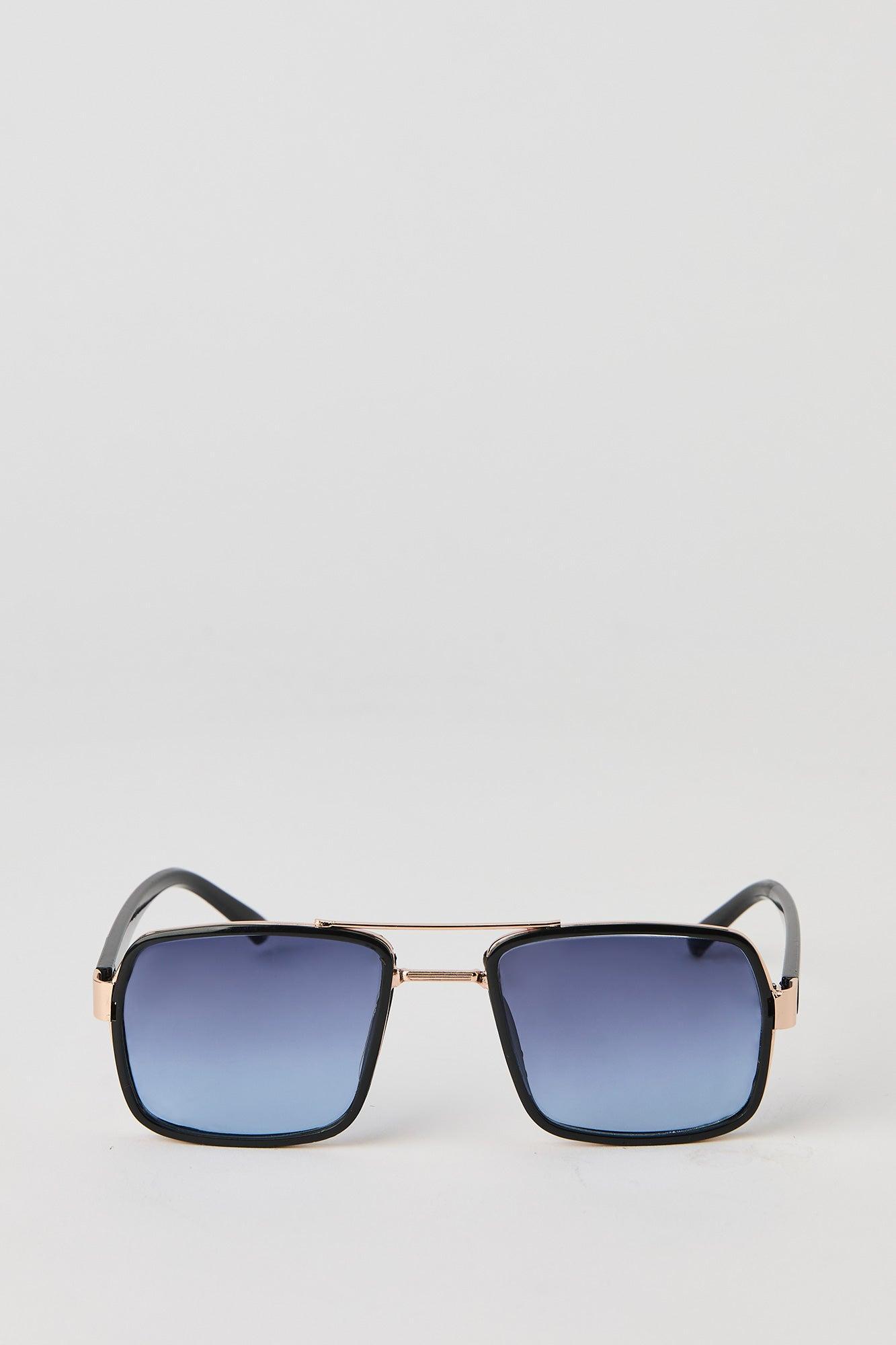 Square Aviator Sunglasses Male Product Image