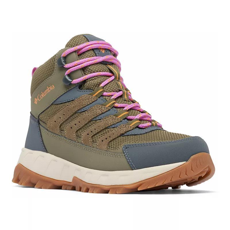 Columbia Strata Women's Waterproof Trail Shoes, Size: 7.5, Stone Green Sunstone Product Image