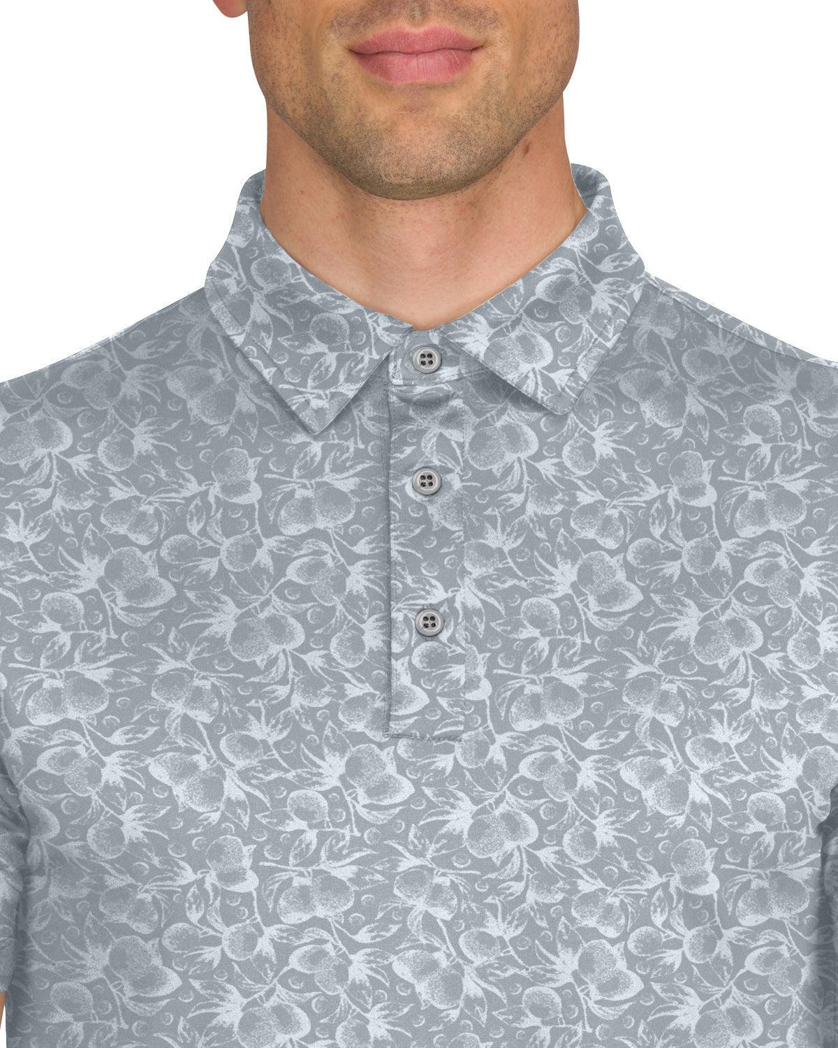 Three Sixty Six Men’s Print Golf Polos Product Image