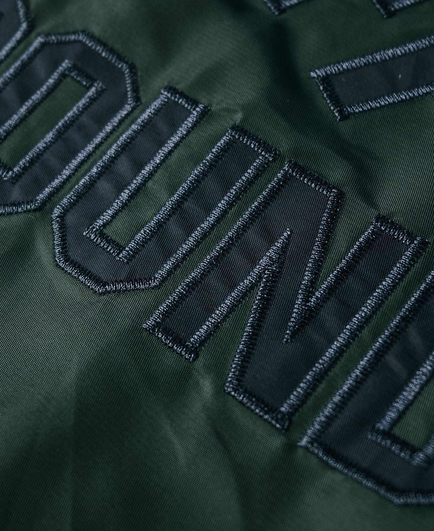 Logo-Appliqued Nylon Coach Jacket - Green Product Image