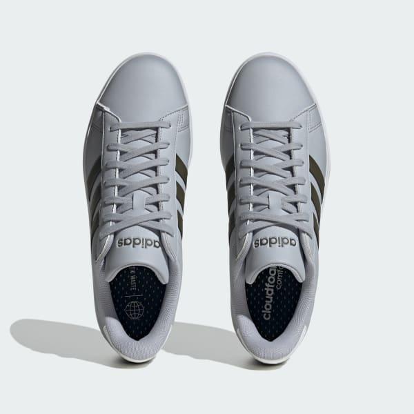 adidas Grand Court Shoes Halo Silver 13 Mens Product Image