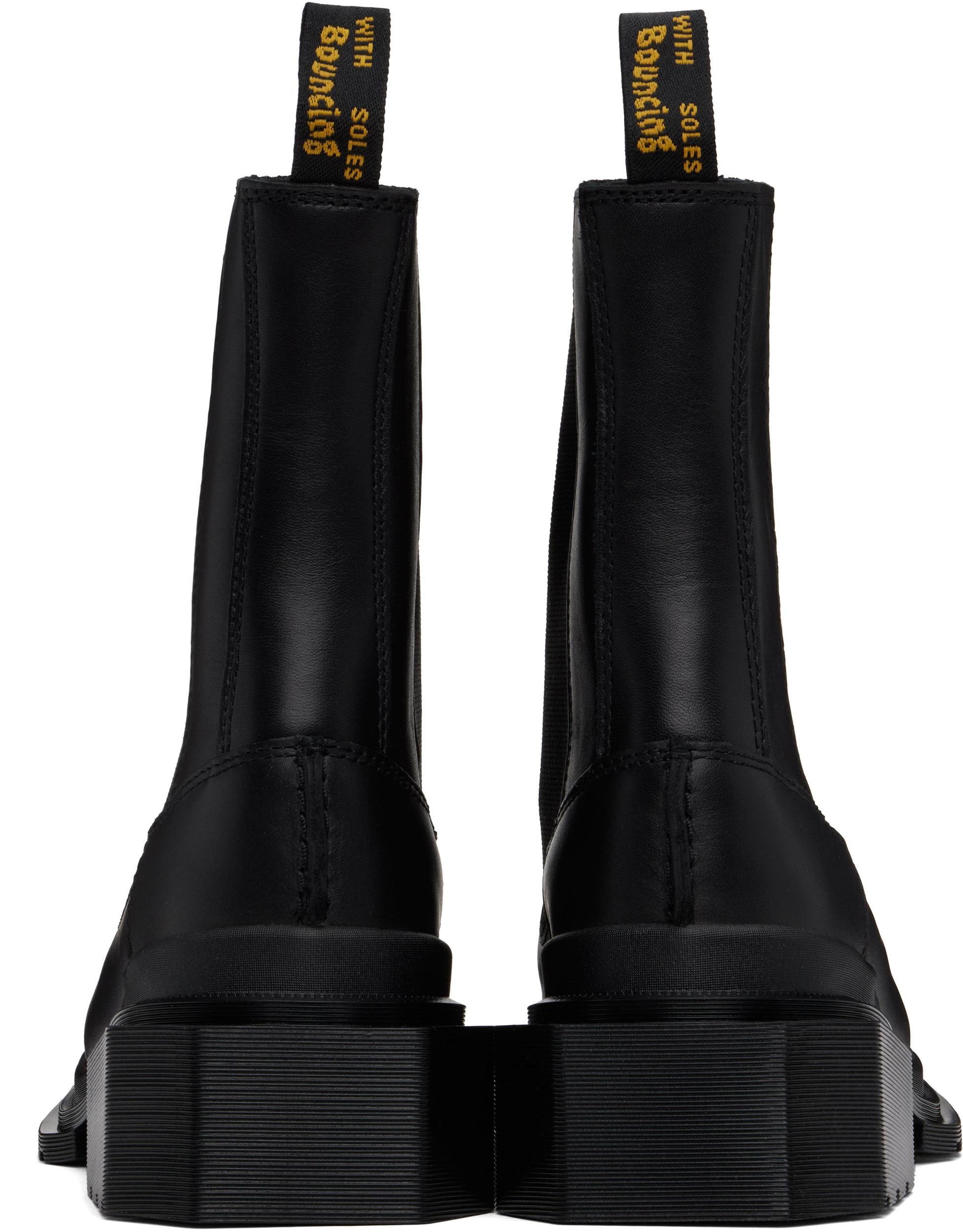 DR. MARTENS' Damen Maybole Leder Chelsea Stiefel Mit Eckiger Zehenpartie In Black Product Image