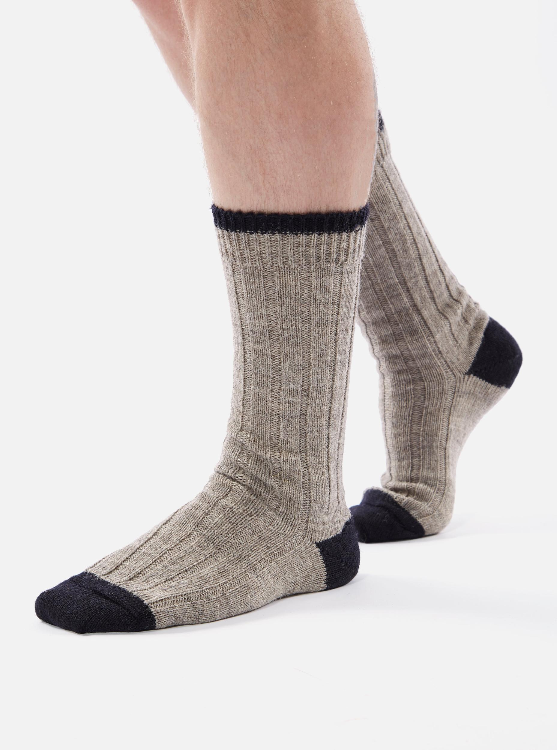Universal Works Hike Sock In Stone Wool Product Image