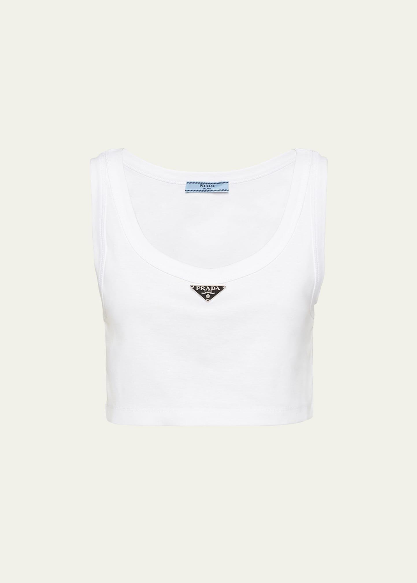 Jersey Cropped Tank Top Product Image