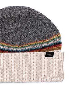Mens Signature Intarsia Wool Beanie Product Image