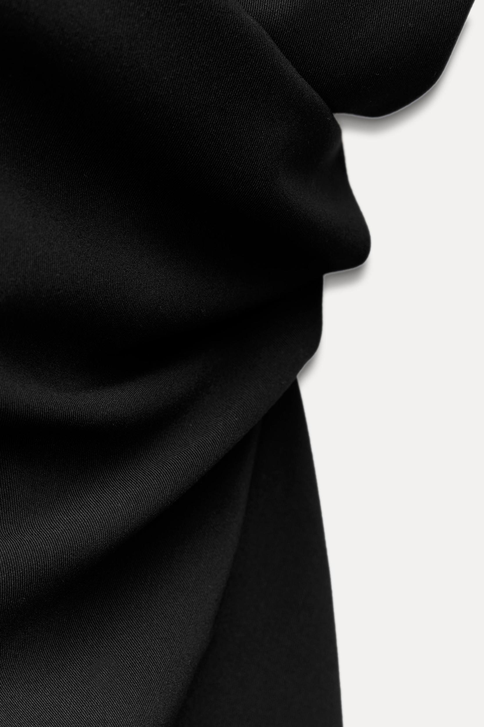 SHORT DRESS WITH RUCHING Product Image