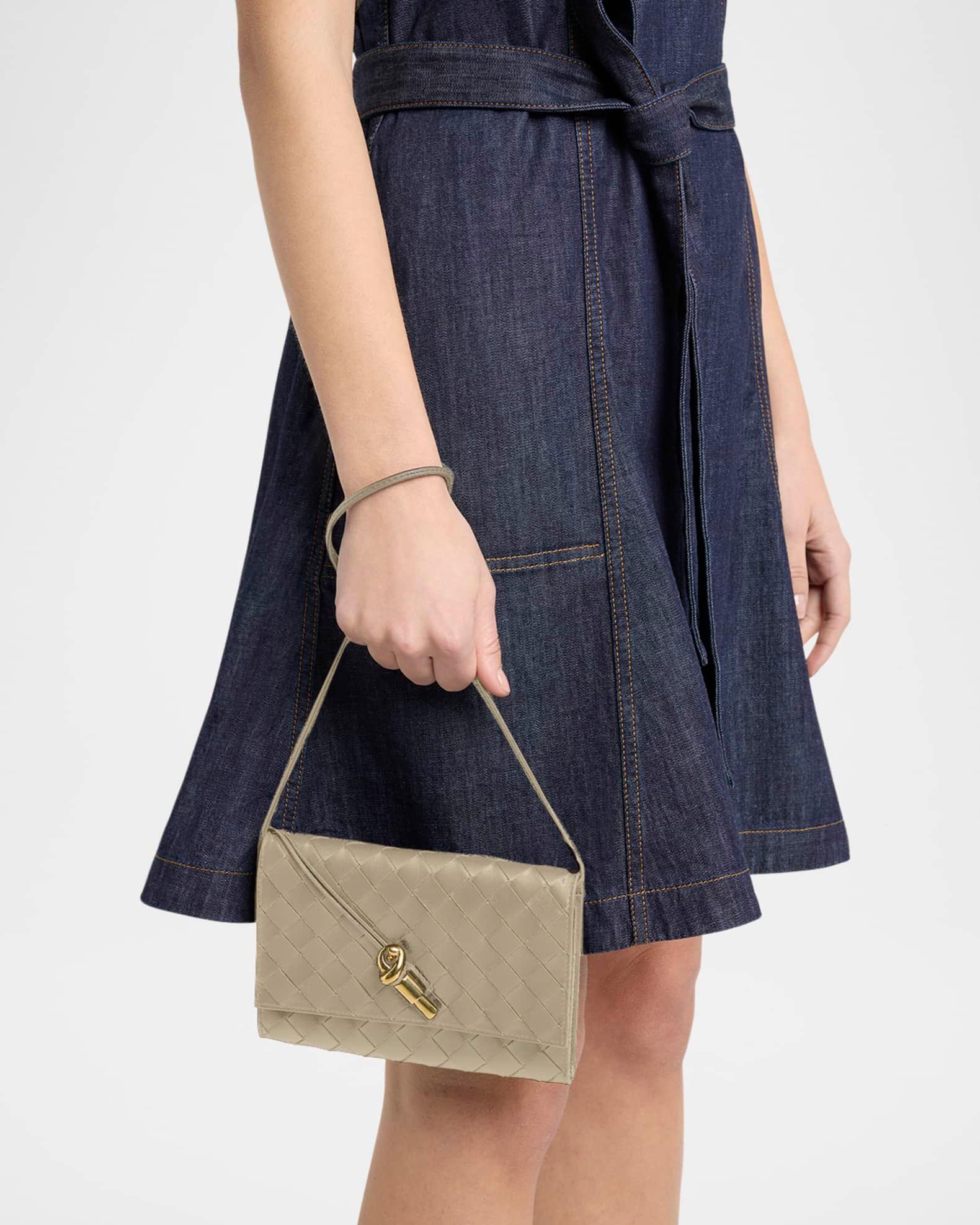 Andiamo Metallic Leather Pouch Bag Product Image