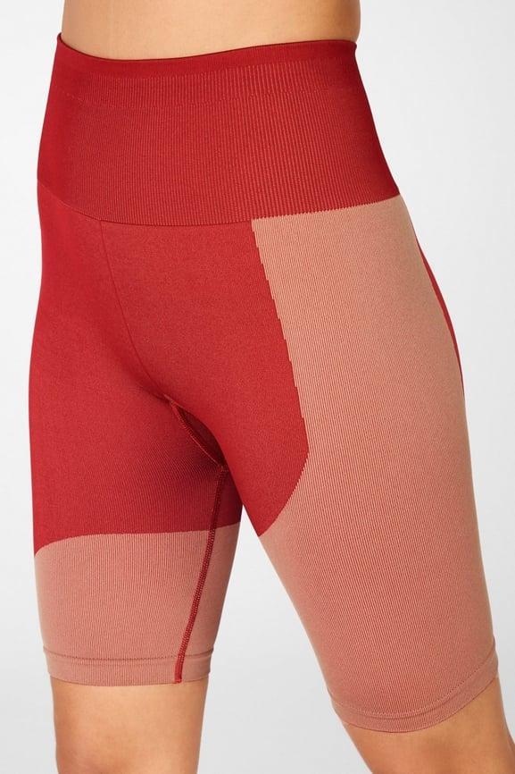 Seamless High-Waisted Block Short Product Image