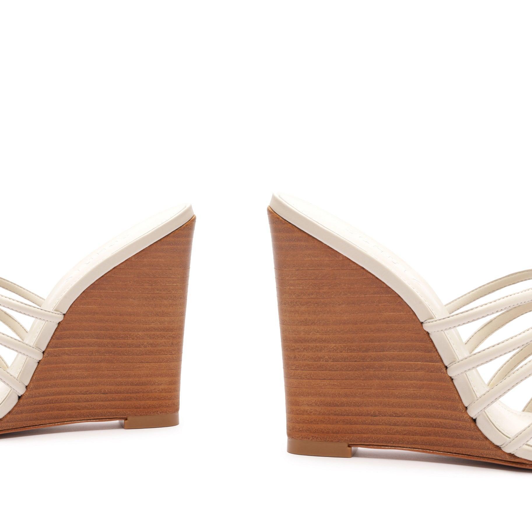 Schutz Womens Octavia Slip On Woven Wedge Sandals Product Image
