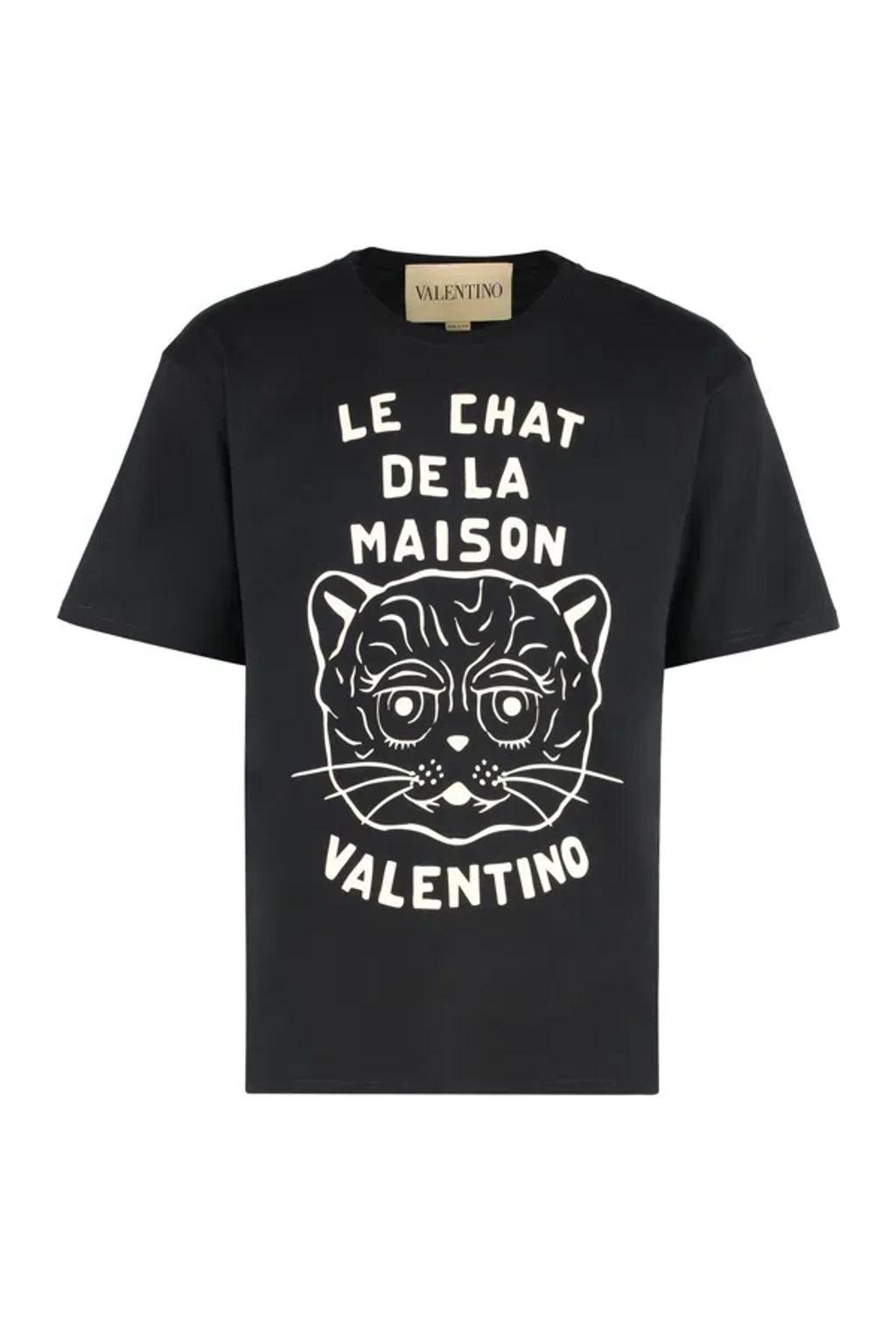 VALENTINO T-shirt Logo In Red Product Image