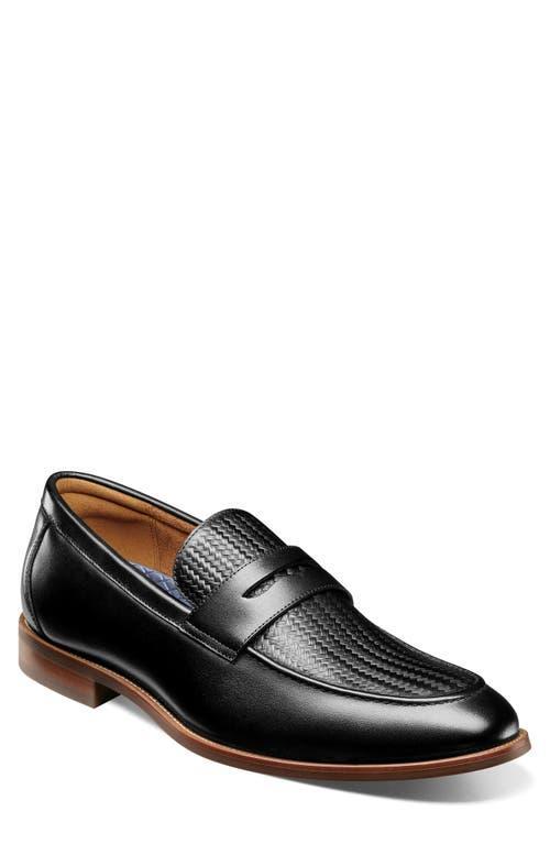 Florsheim Mens Rucci Weave Moc Toe Penny Loafer Product Image
