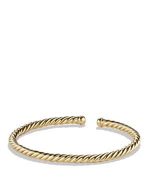David Yurman Precious Cable Cablespira Bracelet in Gold Product Image